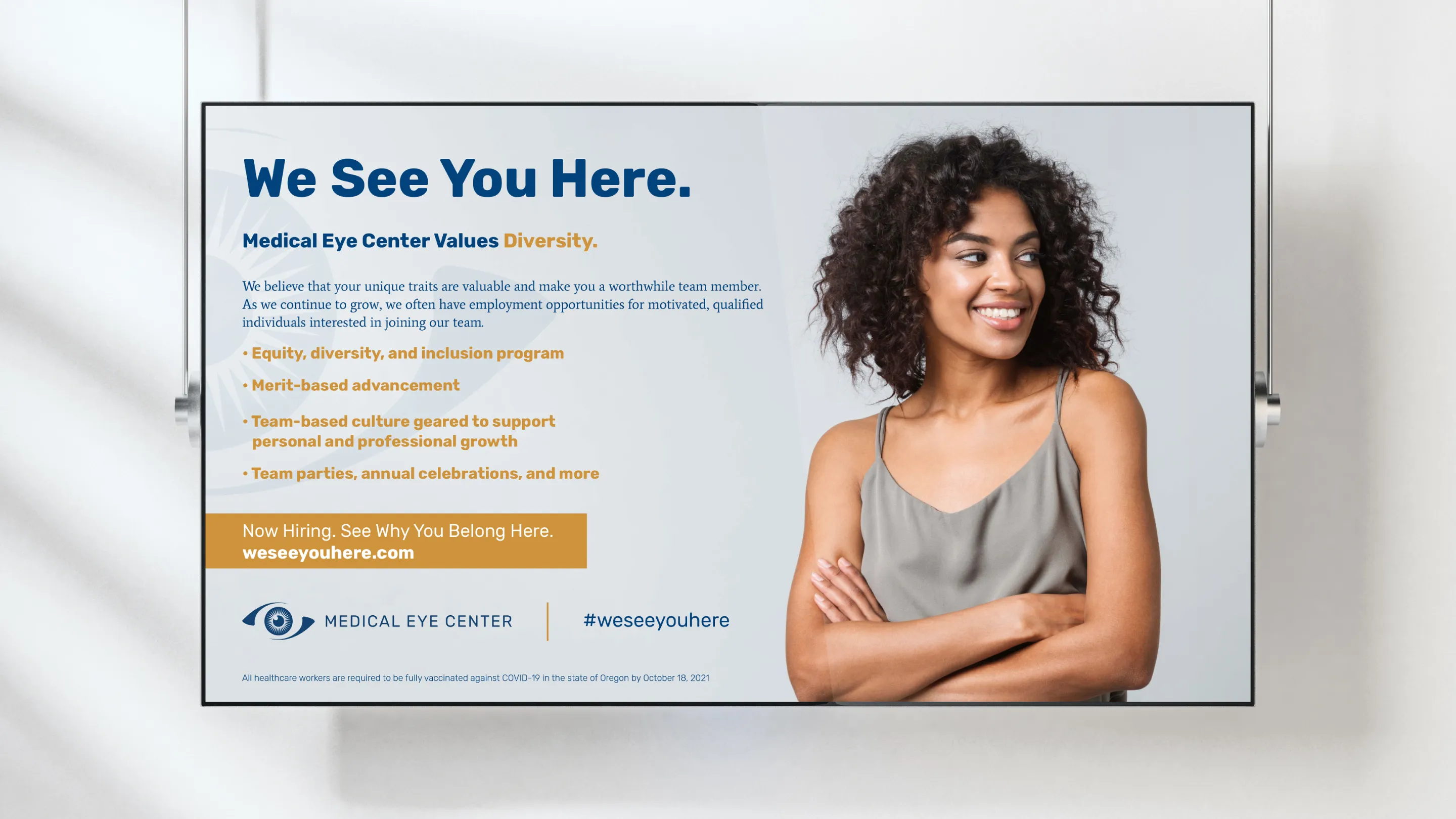 Sign Employee Recruiting Branding Southern Oregon by David Masters Group