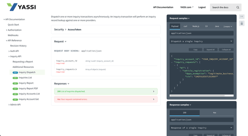 YASSI API Technology