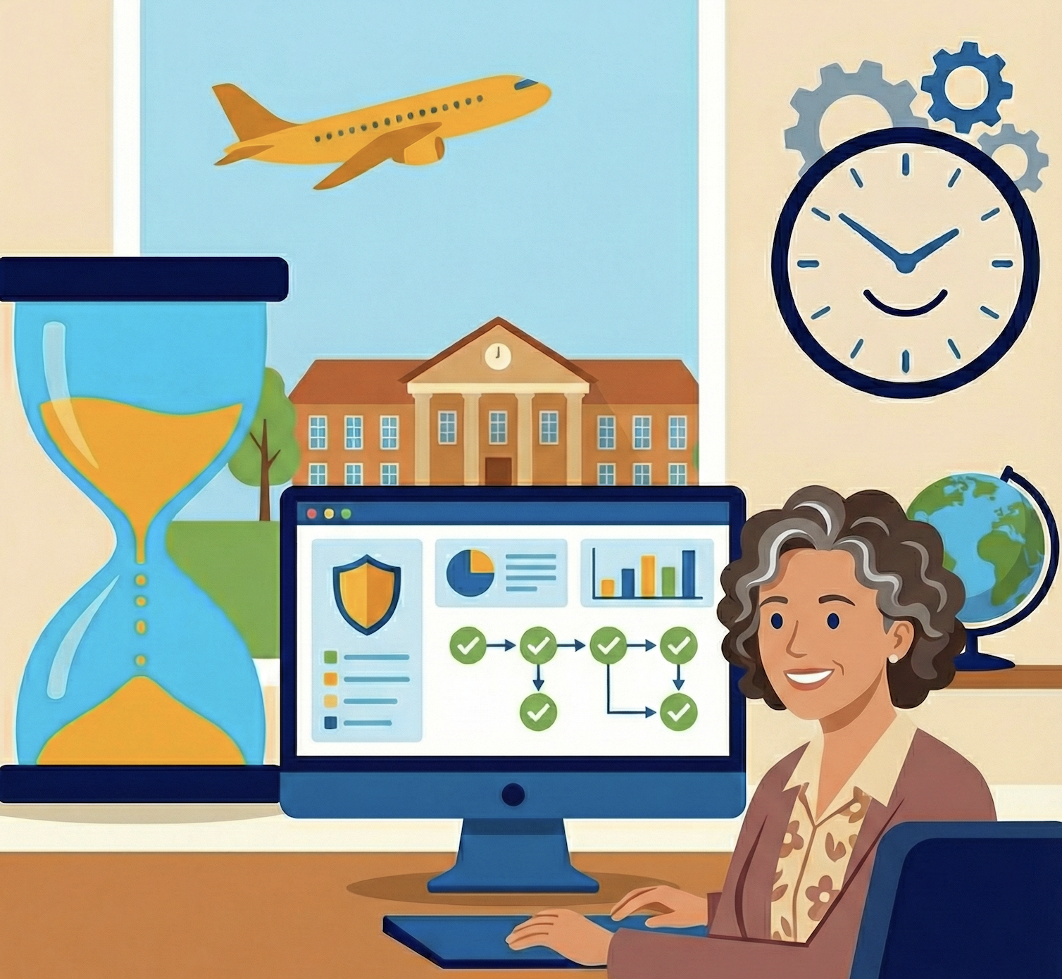 What changes when CAS admin stops running the day