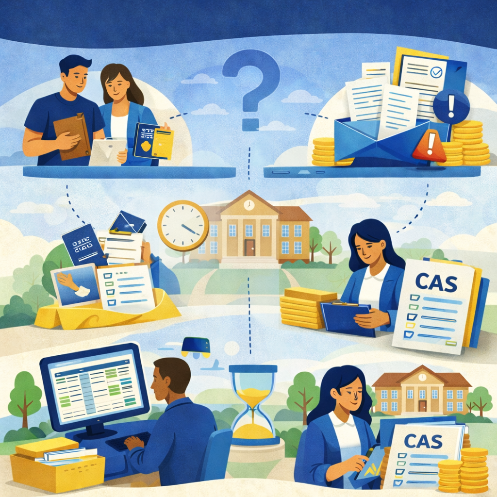 CAS issuing in specialist institutions