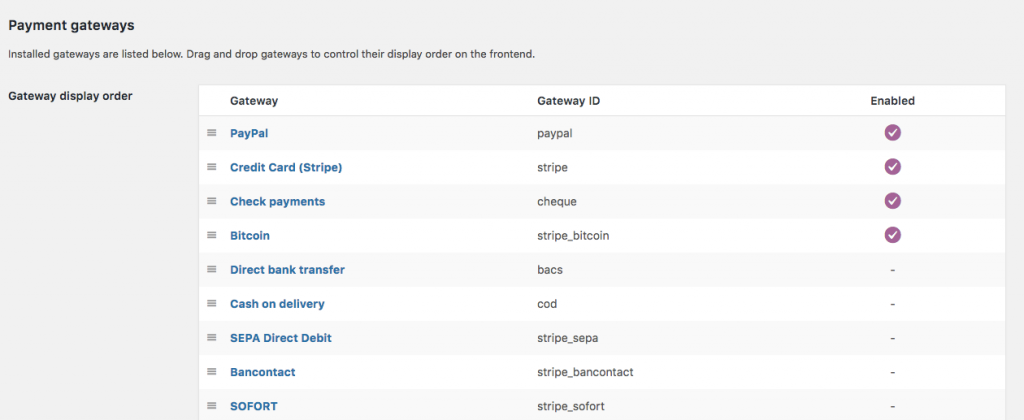 WooCommerce Payment Gateways Verify Payment Gateways