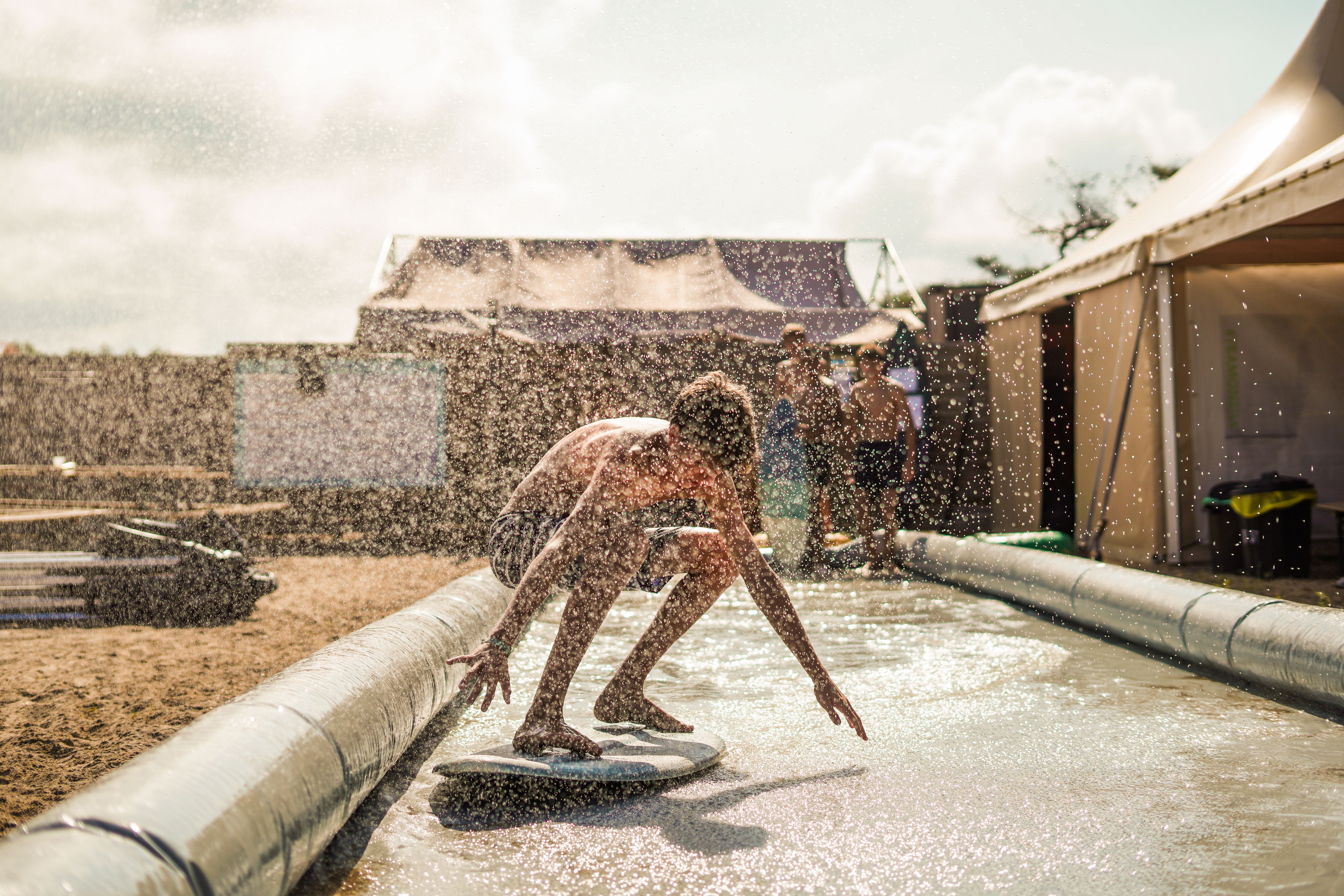 Coaching week - skimboarden op de waterbaan