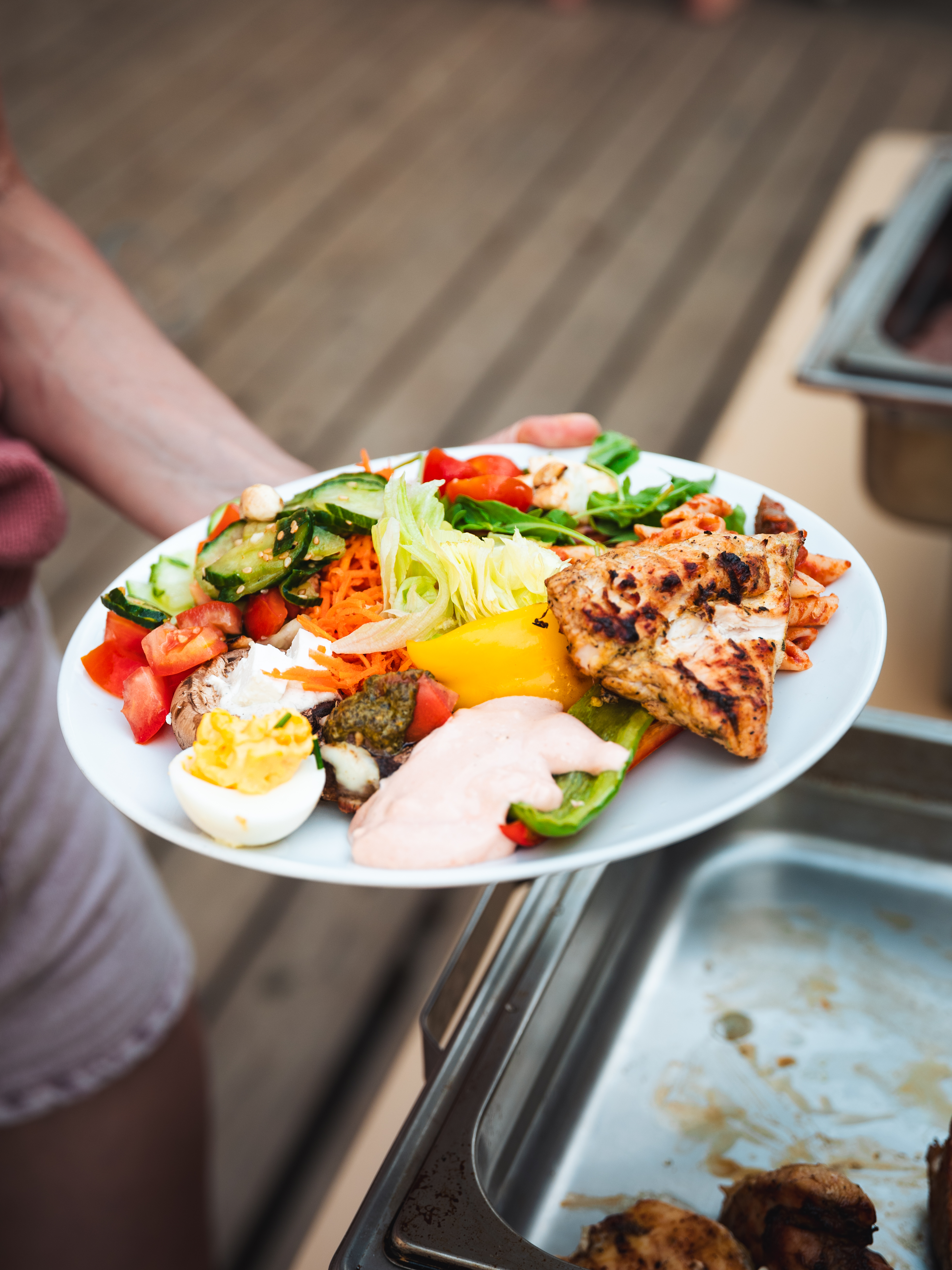 Zarautz family - salade met kip