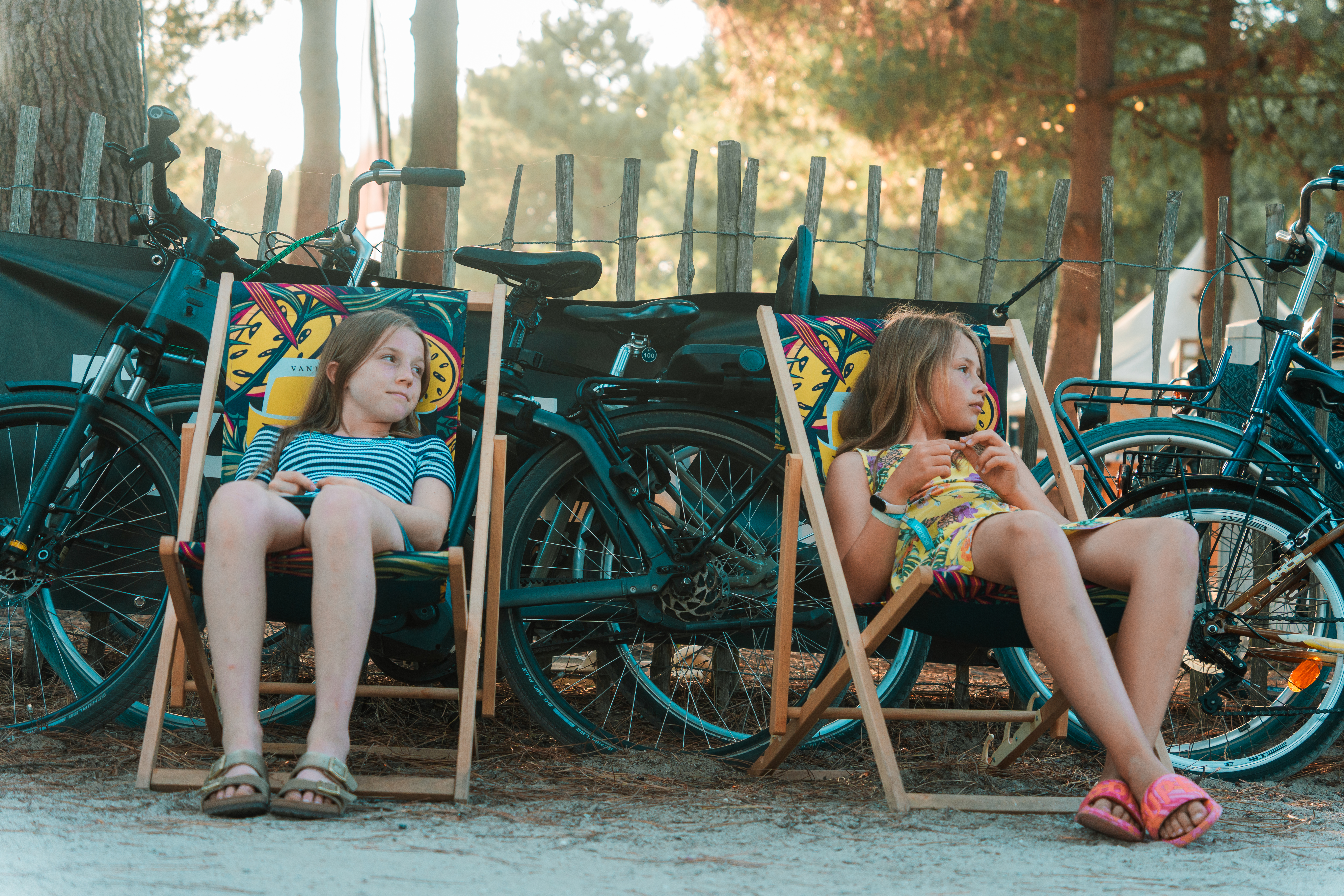 Maxi Monta relax - meisjes in strandstoel