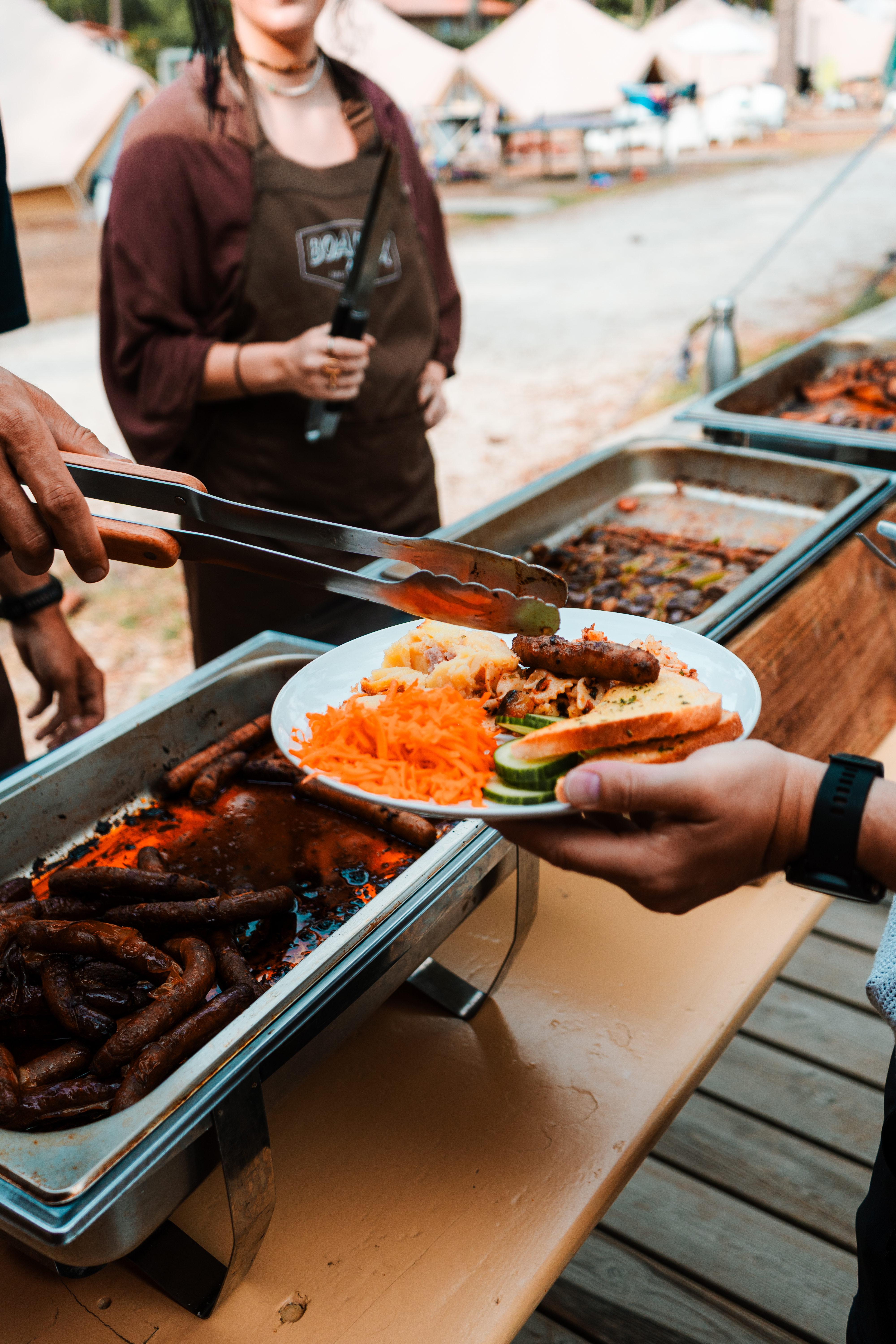 Toddler Week food - bbq bord