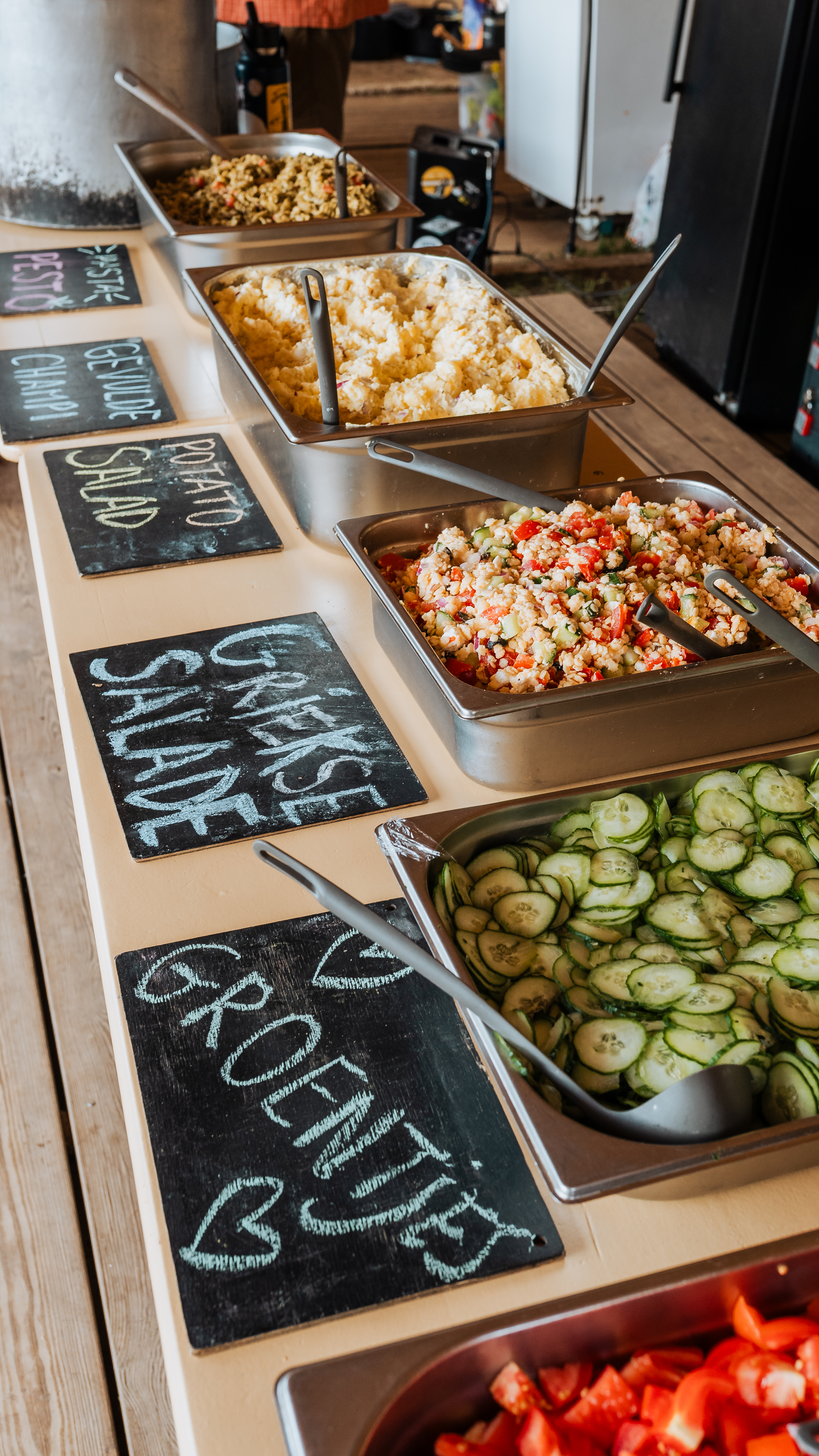 Coaching week - saladebuffet