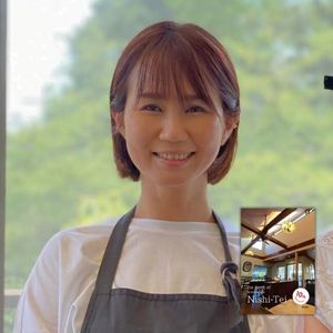 カフェ開業10周年記念本を出版した book&cafe Nishi-Tei オーナーのMakikoさん