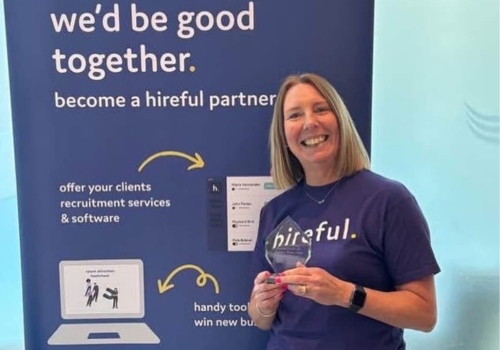 big win for hireful’s leanne at HR consultancy festival.