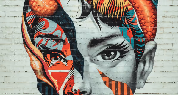 Audrey Hepburn mural
