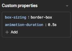 detail_content custom properties box-sizing: border box
animation-duration: 0.5s