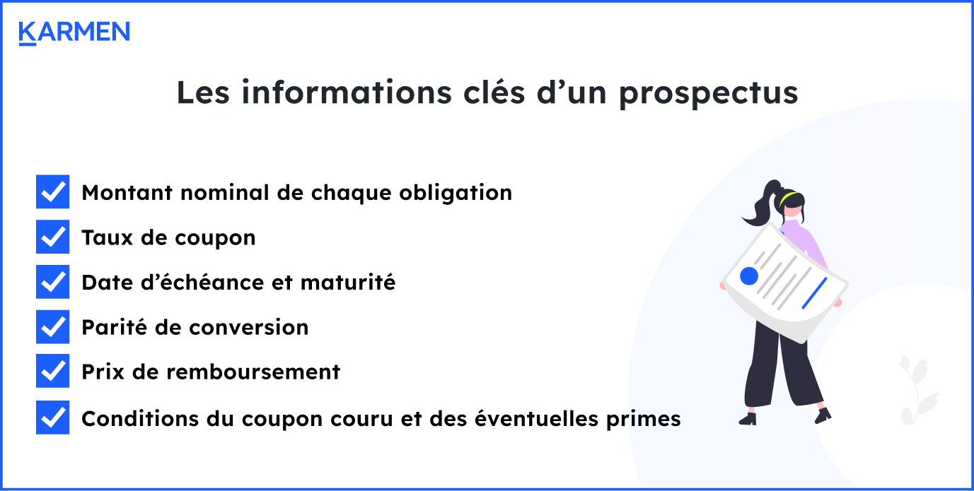 Les modalités d'un prospectus