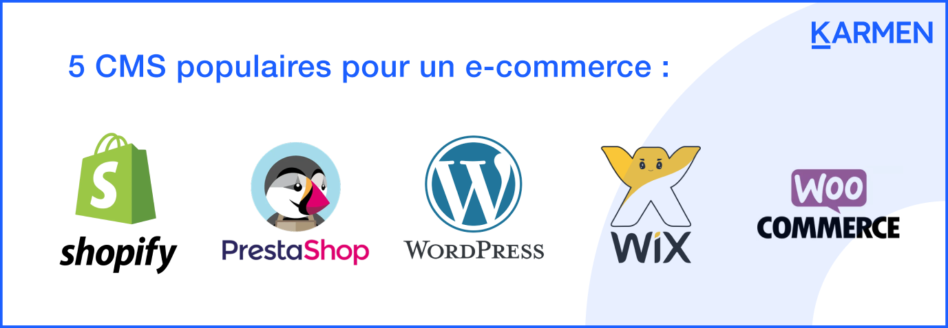 5 CMS populaires pour e-commerce