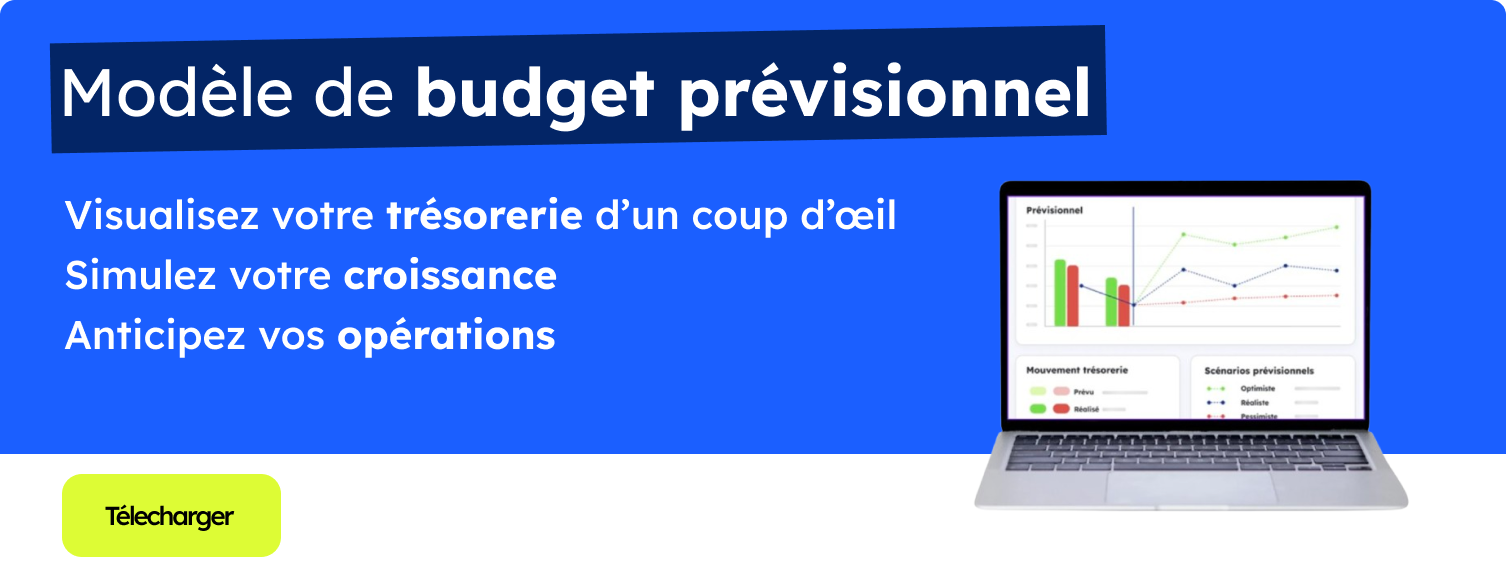 Modèle de budget prévisionnel gratuit