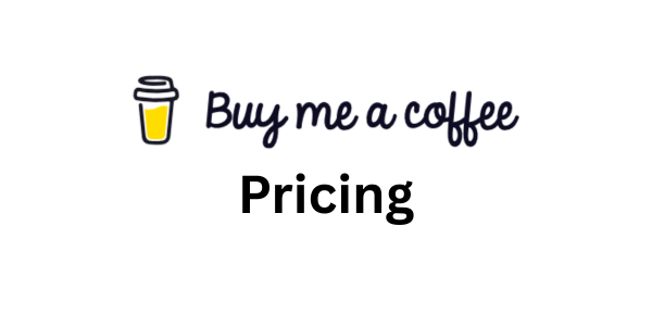 buy me a coffee pricing