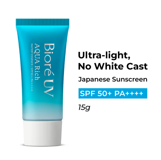 Biore UV Aqua Rich Watery Essence Sunscreen SPF 50+ PA++++ (15 g)