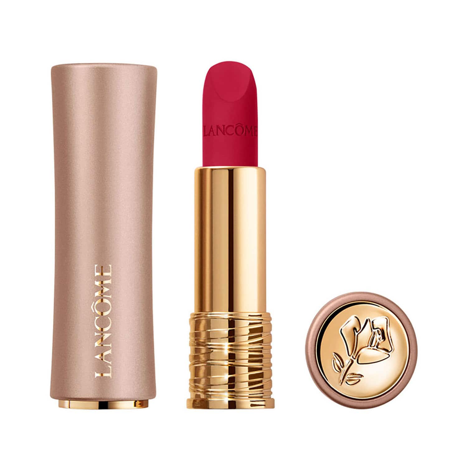 Lancome L' Absolu Rouge Intimatte Lipstick - 525 French Bisou (3.4g)