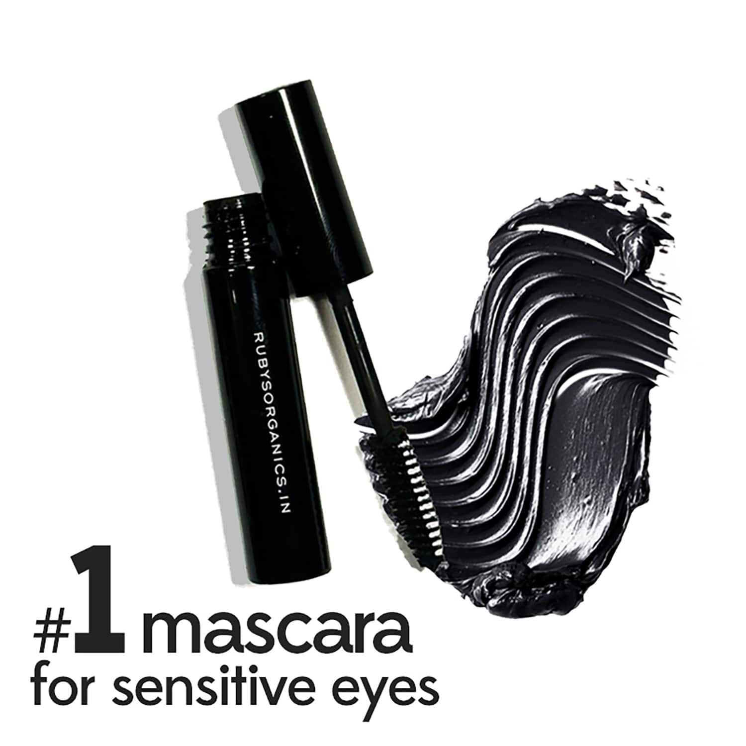 Ruby's Organics Hybrid Mascara - Black (6.5ml)