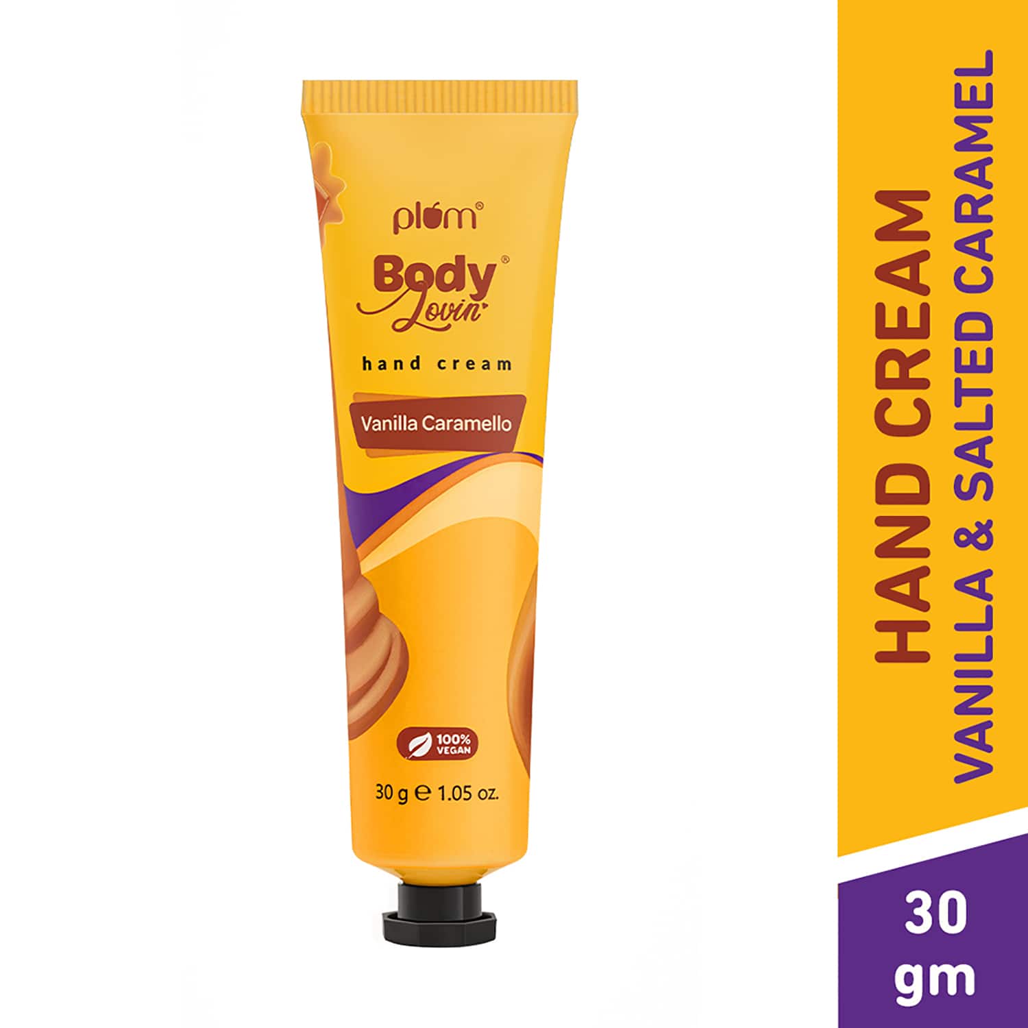 Plum BodyLovin' Vanilla Caramello Hand Cream- Ultra Moisturizing with Shea Butter (30 g)