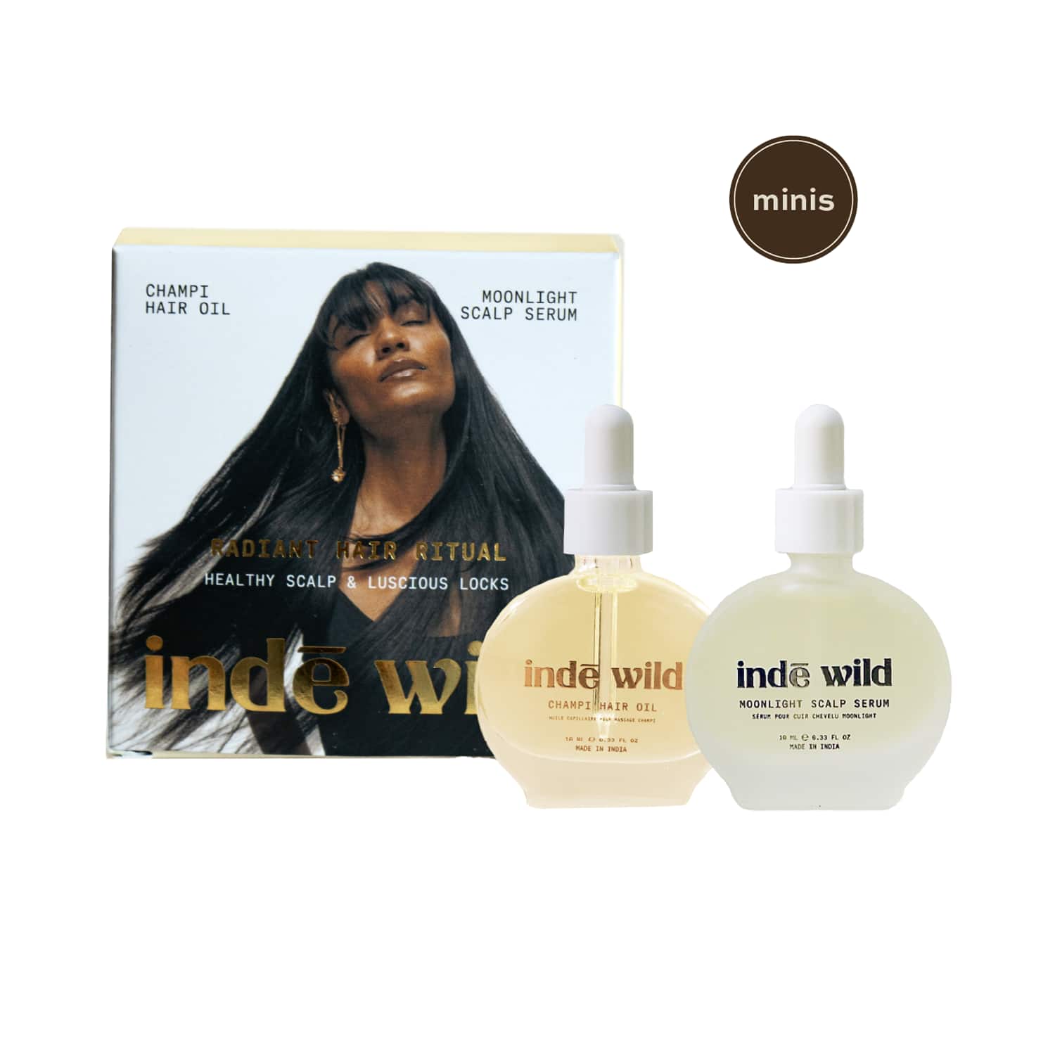 Inde Wild Radiant Hair Ritual Minis Kit