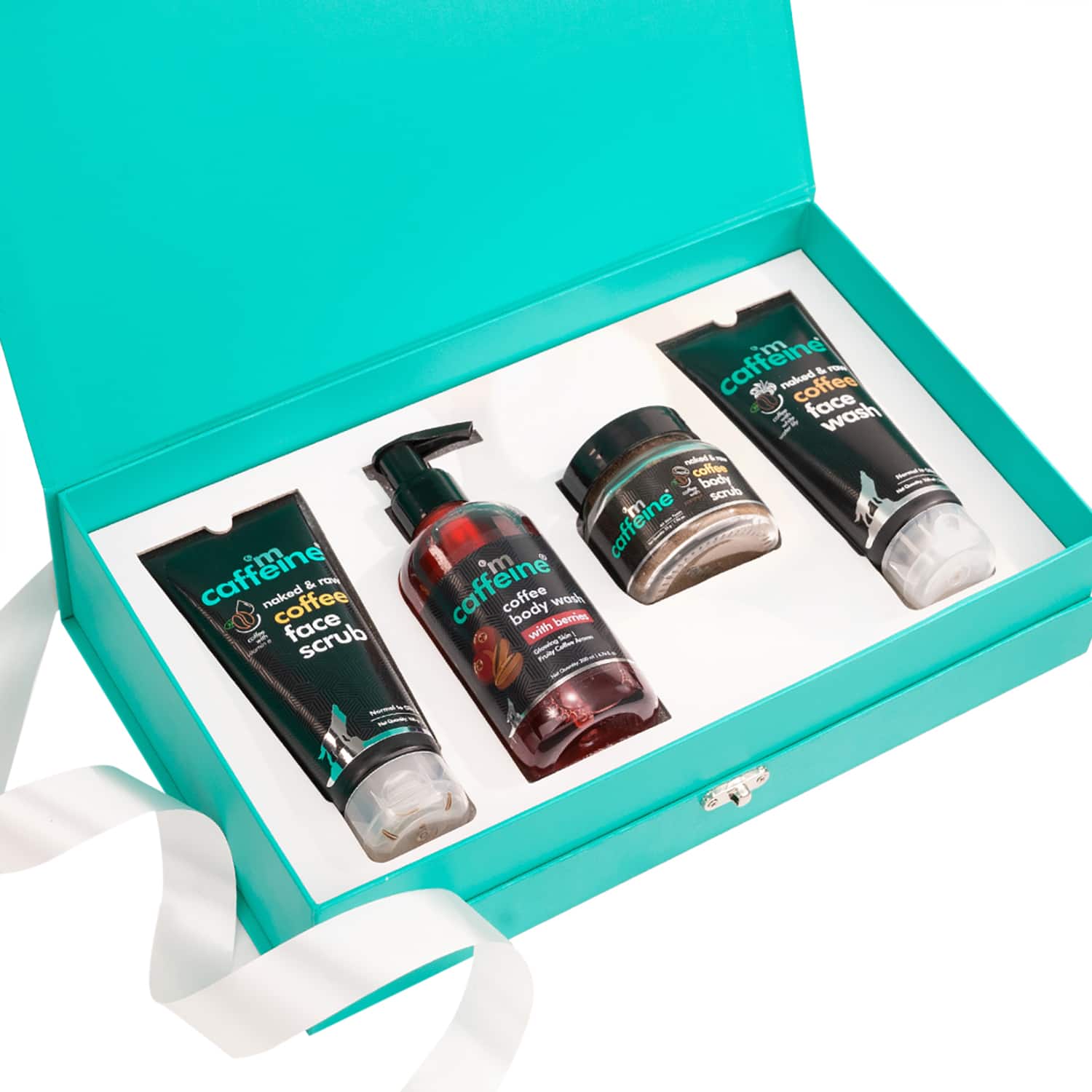 mCaffeine Coffee Shower Temptations Gift Kit - Luxury Shower Experience - Gift Box