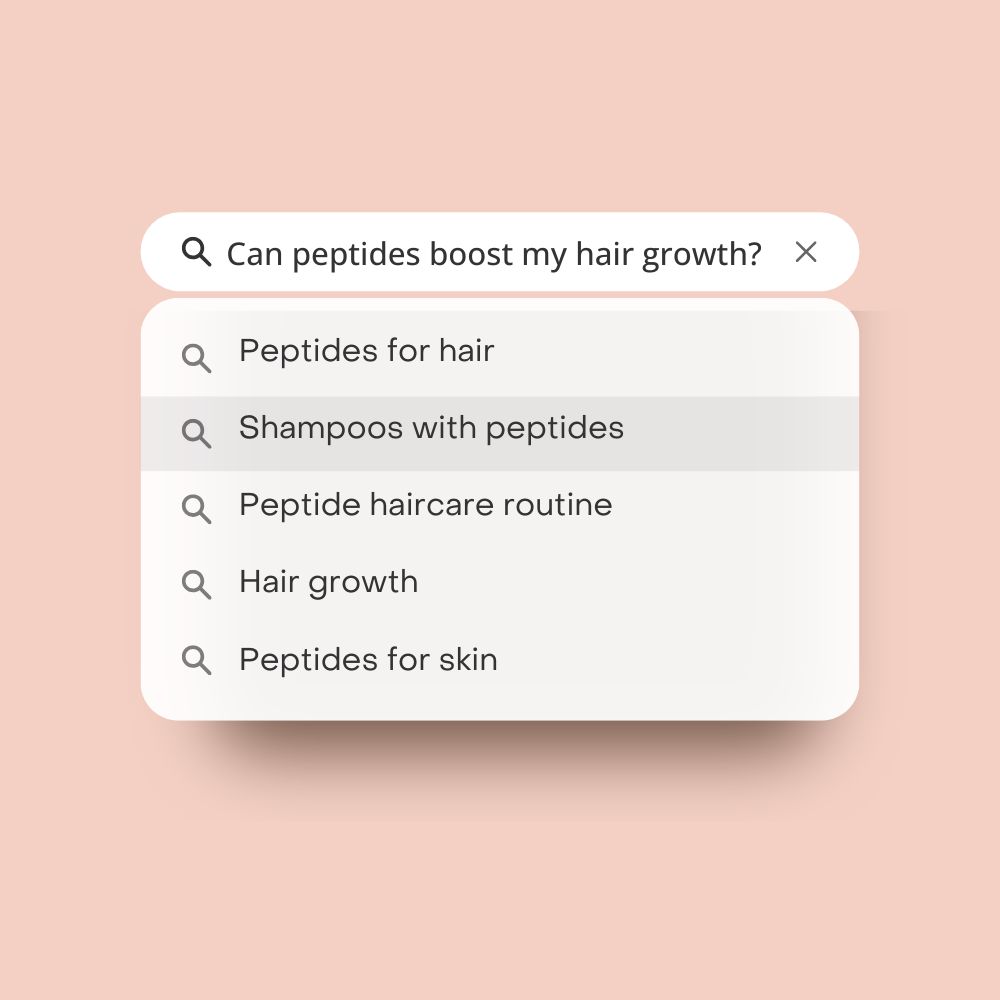 ICYMI: Peptides are the key to boosting hair growth