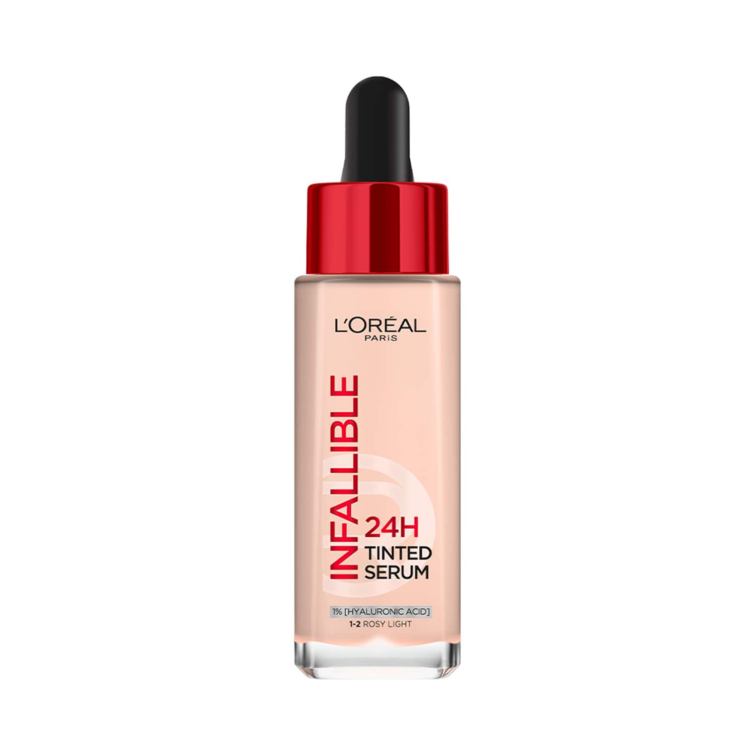 L'Oreal Paris Infallible 24H Tinted Serum Foundation - 1-2 Rosy Light (30 ml)