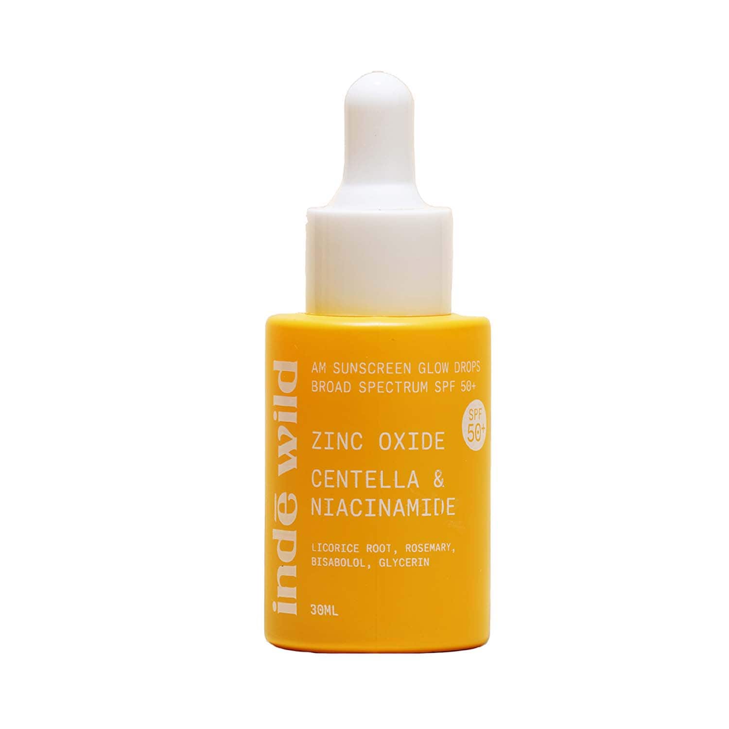 Inde Wild AM Sunscreen Glow Drops SPF 50+ PA++++ (30 ml)