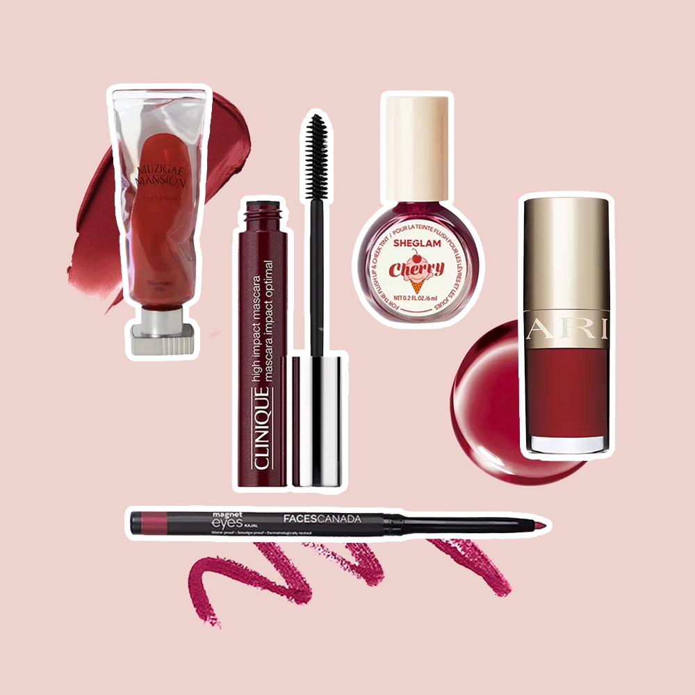 Cherry girl makeup is in—here’s what to buy to try it