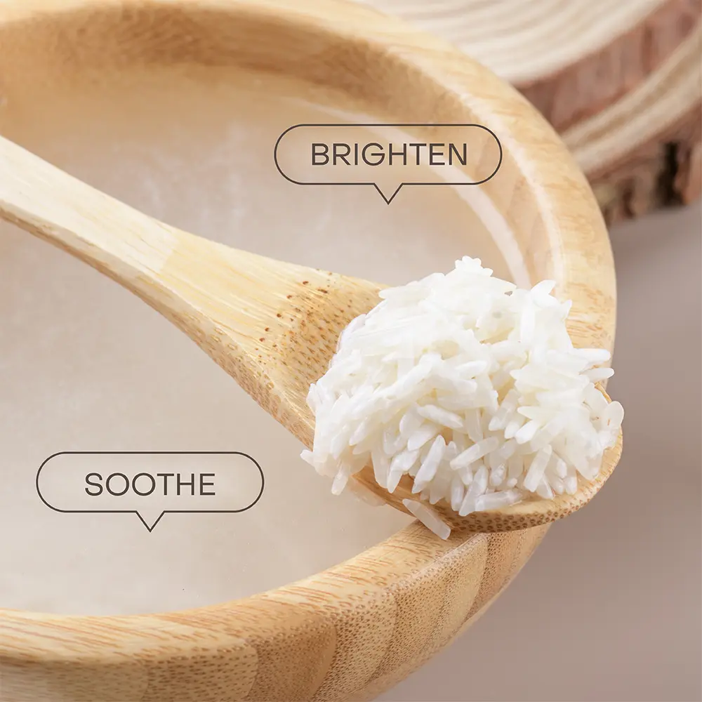 How to use rice water to hydrate parched skin