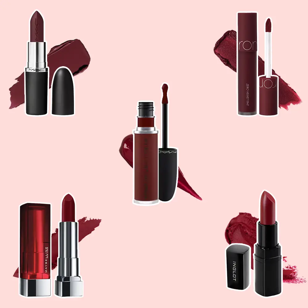 These are the perfect maroon lip shades for every skin tone