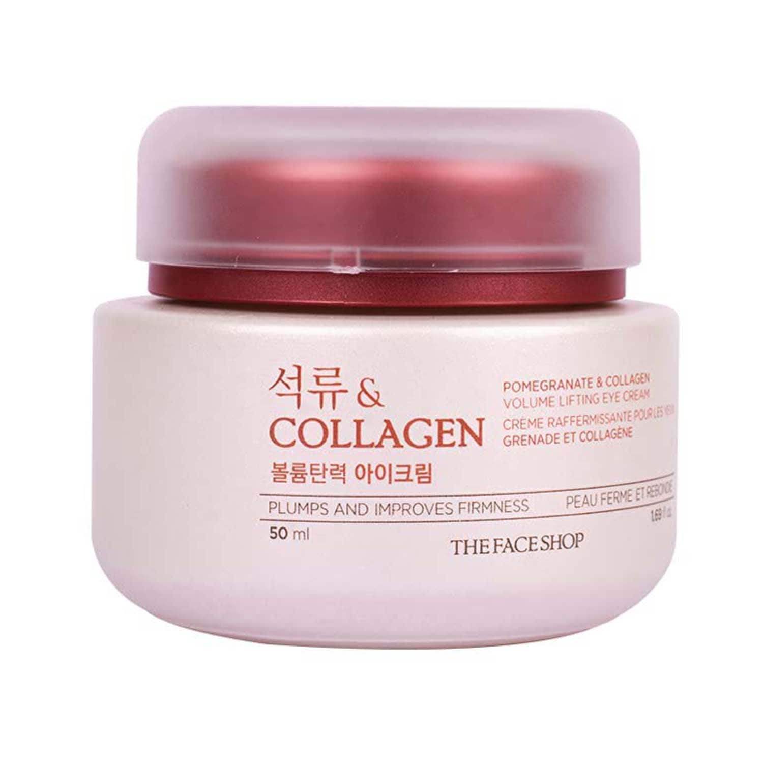 The Face Shop Pomegranate And Collagen Volume Lifting Eye Cream for Dark Circles - Korean (50ml)