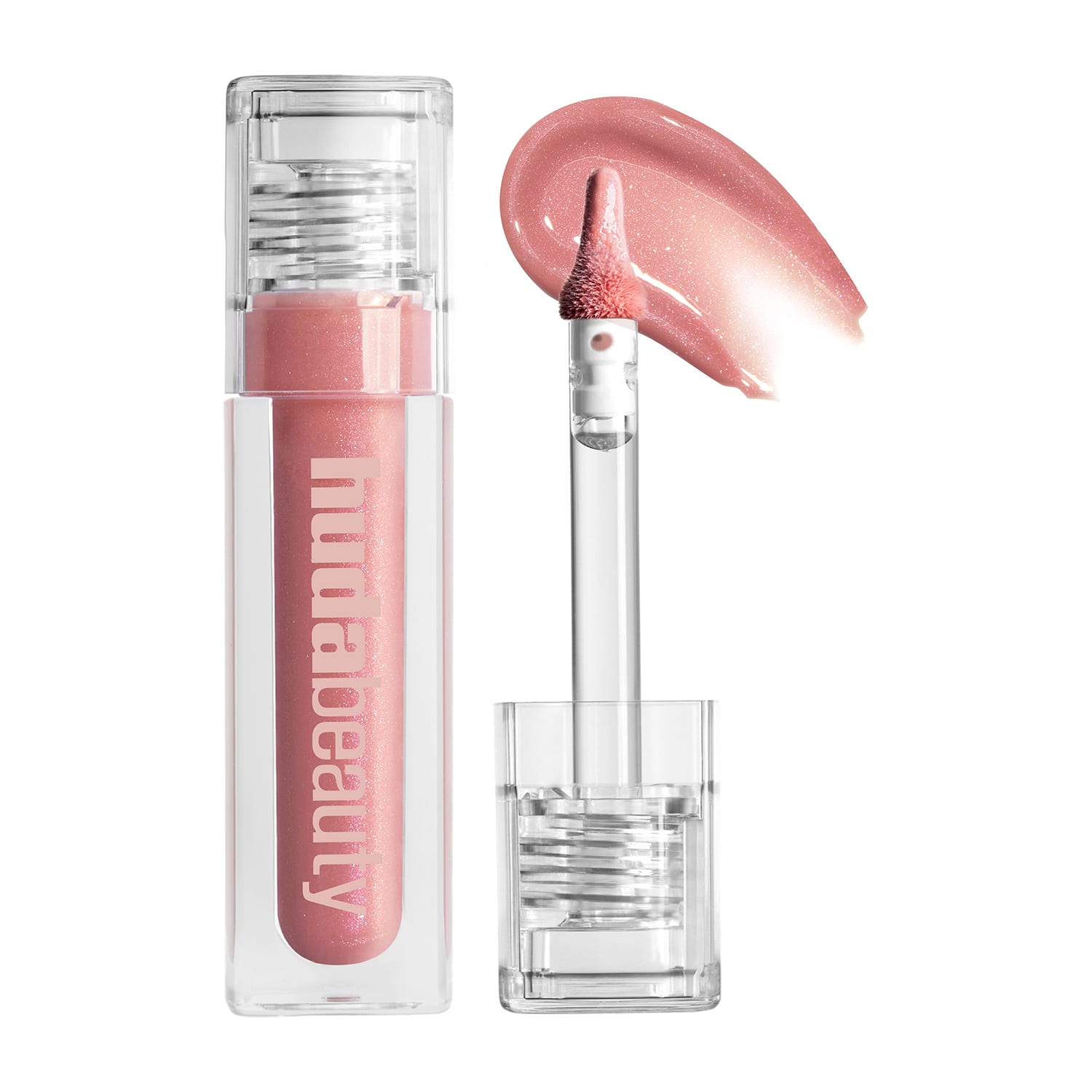 Huda Beauty Faux Filler Extra Shine Lip Gloss - Icy Nude She Flirty (3.9 ml)