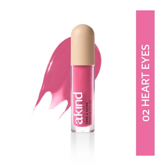 Akind Take a Shine Lip Gloss Oil - Heart Eyes (4 ml)