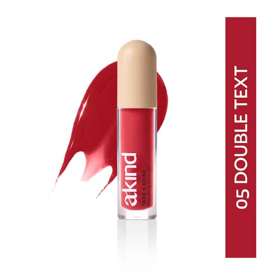 Akind Take a Shine Lip Gloss Oil - Double Text (4 ml)