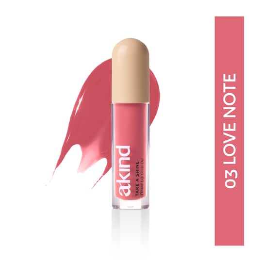 Akind Take a Shine Lip Gloss Oil - Love Note (4 ml)