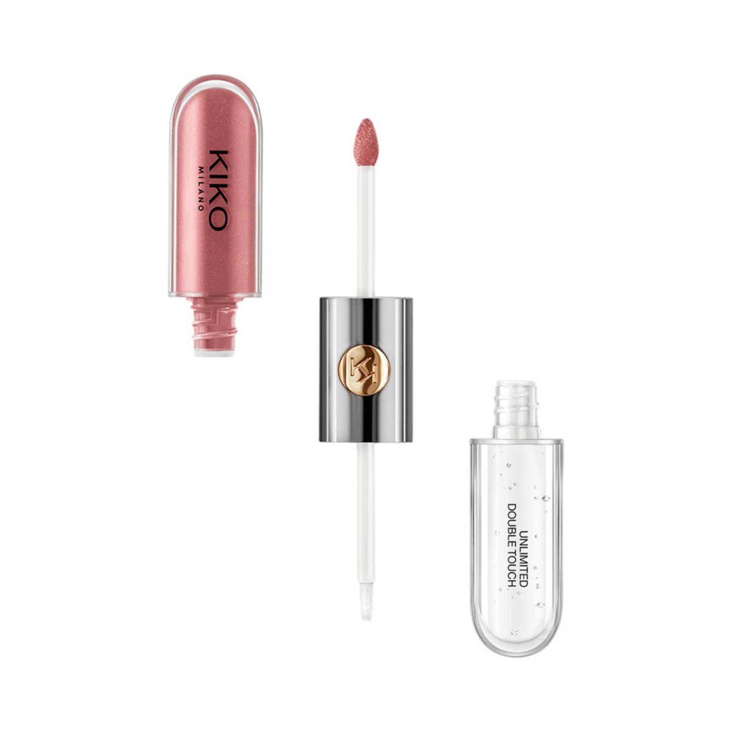 KIKO Milano Unlimited Double Touch Liquid Lip Color - 120 Rosy Mauve (6 ml)