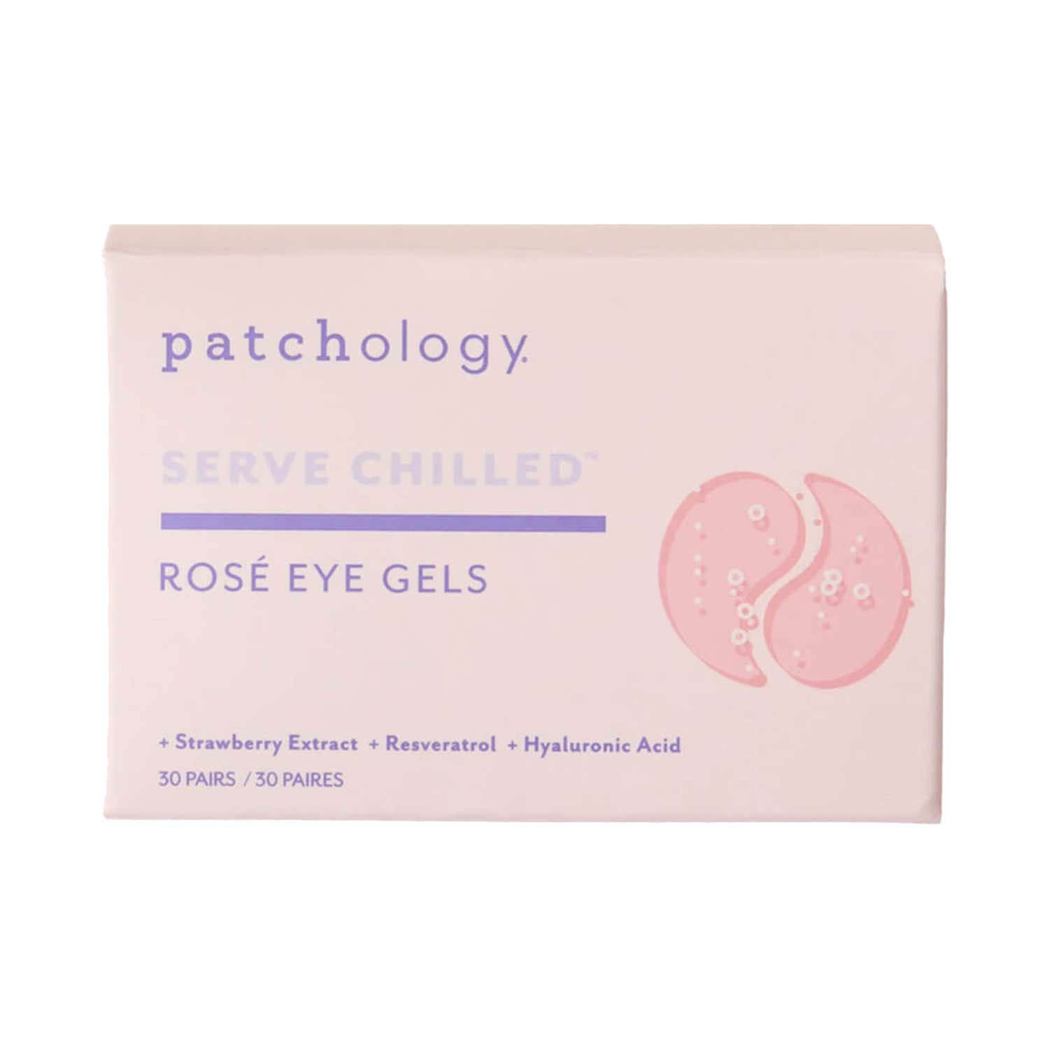 Patchology Serve Chilled Rose Eye Gel Patches (30Pcs)