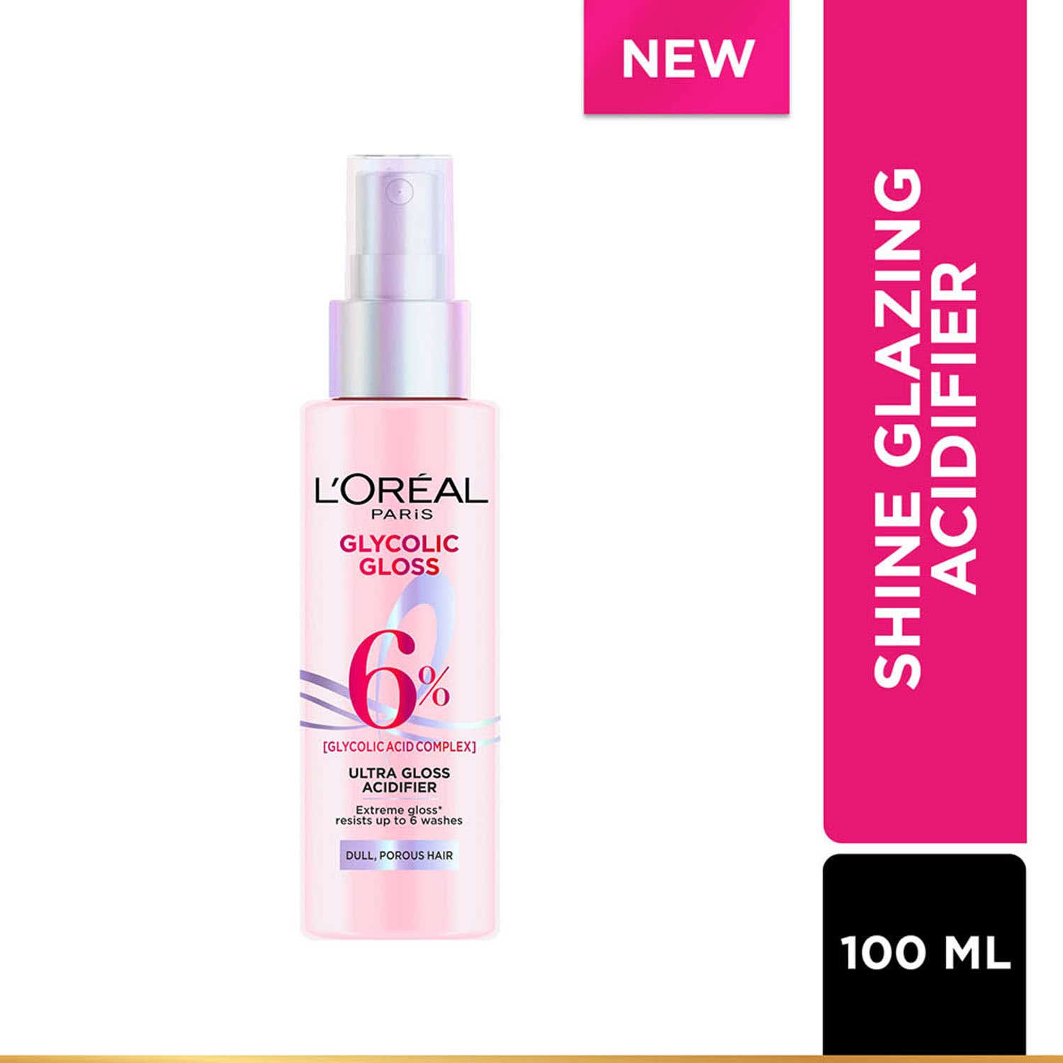L�Oreal Paris Glycolic Gloss Acidifier Spray for Lasting Shine (100 ml)