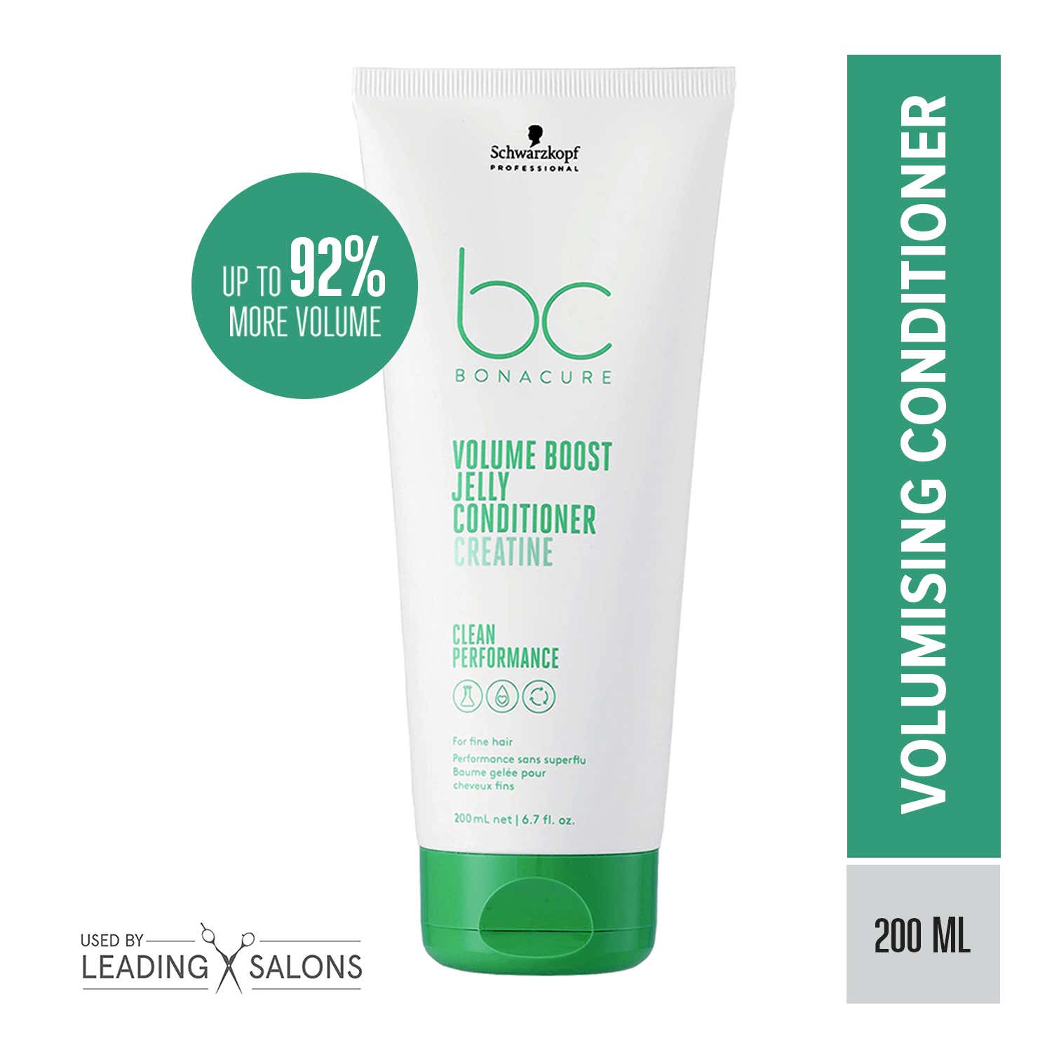 Schwarzkopf Professional Bonacure Volume Boost Jelly Conditioner With Creatine For Fine Hair (200ml)