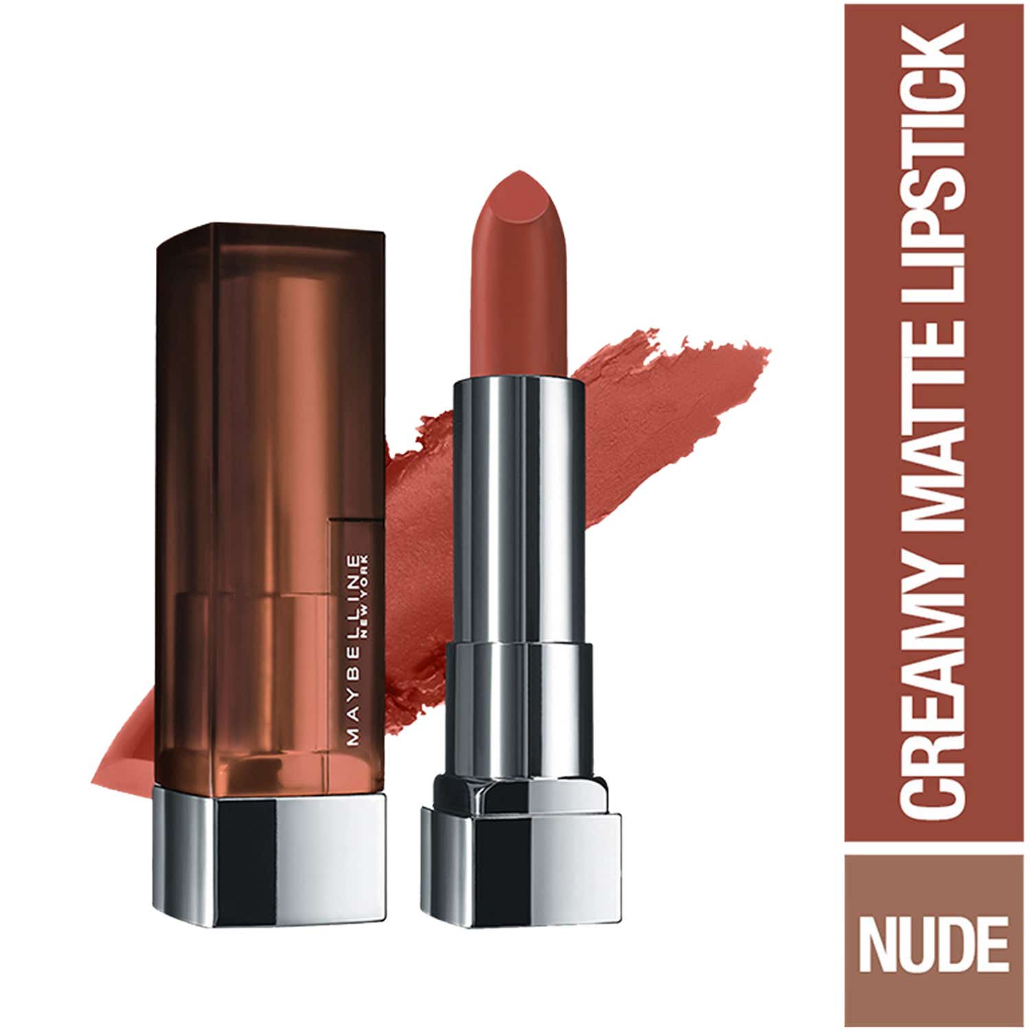 Maybelline New York Color Sensational Creamy Matte Lipstick - 673 Midtown Pink (3.9g)