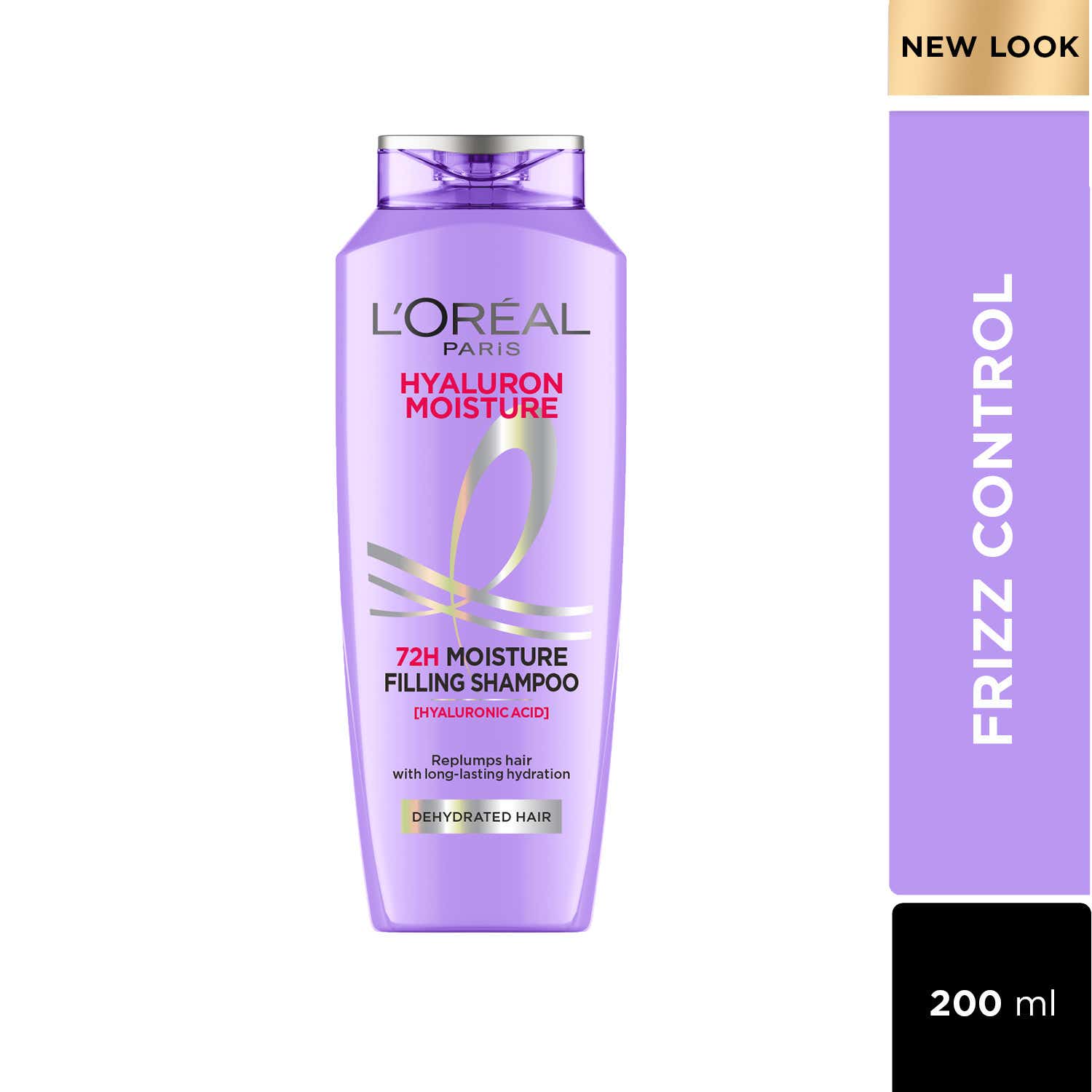 L'Oreal Paris Hyaluron Moisture 72H Moisture Filling Shampoo with Hyaluronic Acid (200 ml)