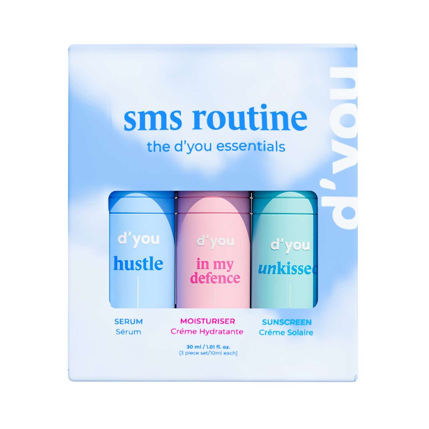 d'you Mini Bestsellers Trio Sms Routine (3 pcs)