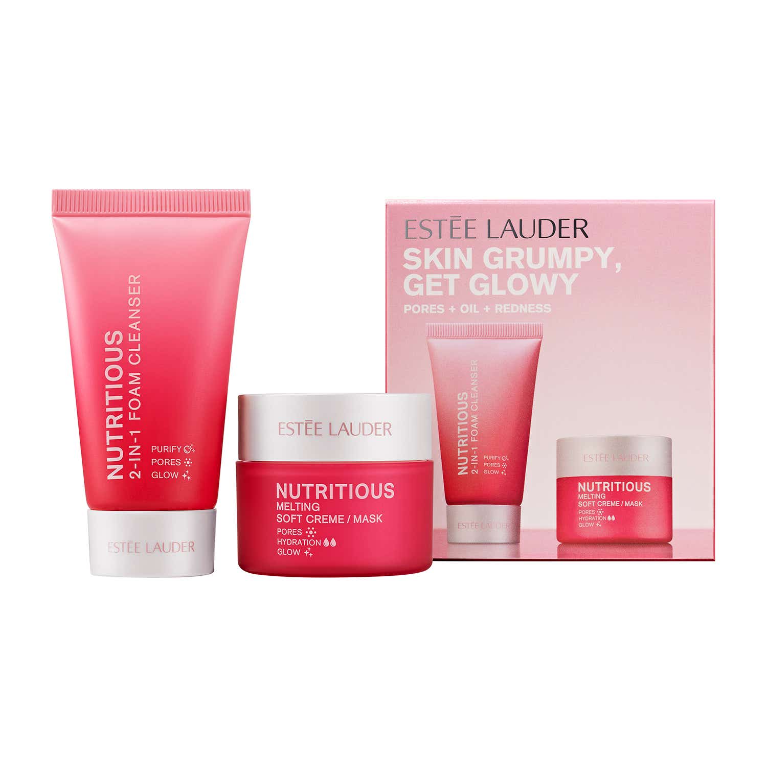 Estee Lauder Skin Grumpy Get Glowy Mini Duo (2 pcs)