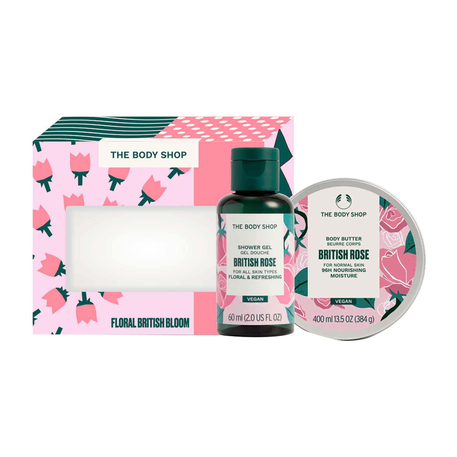 The Body Shop Gift Floral British Bloom (2 pcs)