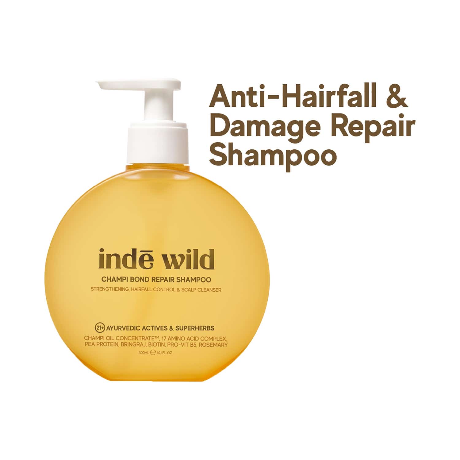 Inde Wild Champi Bond Repair Shampoo (300 ml)