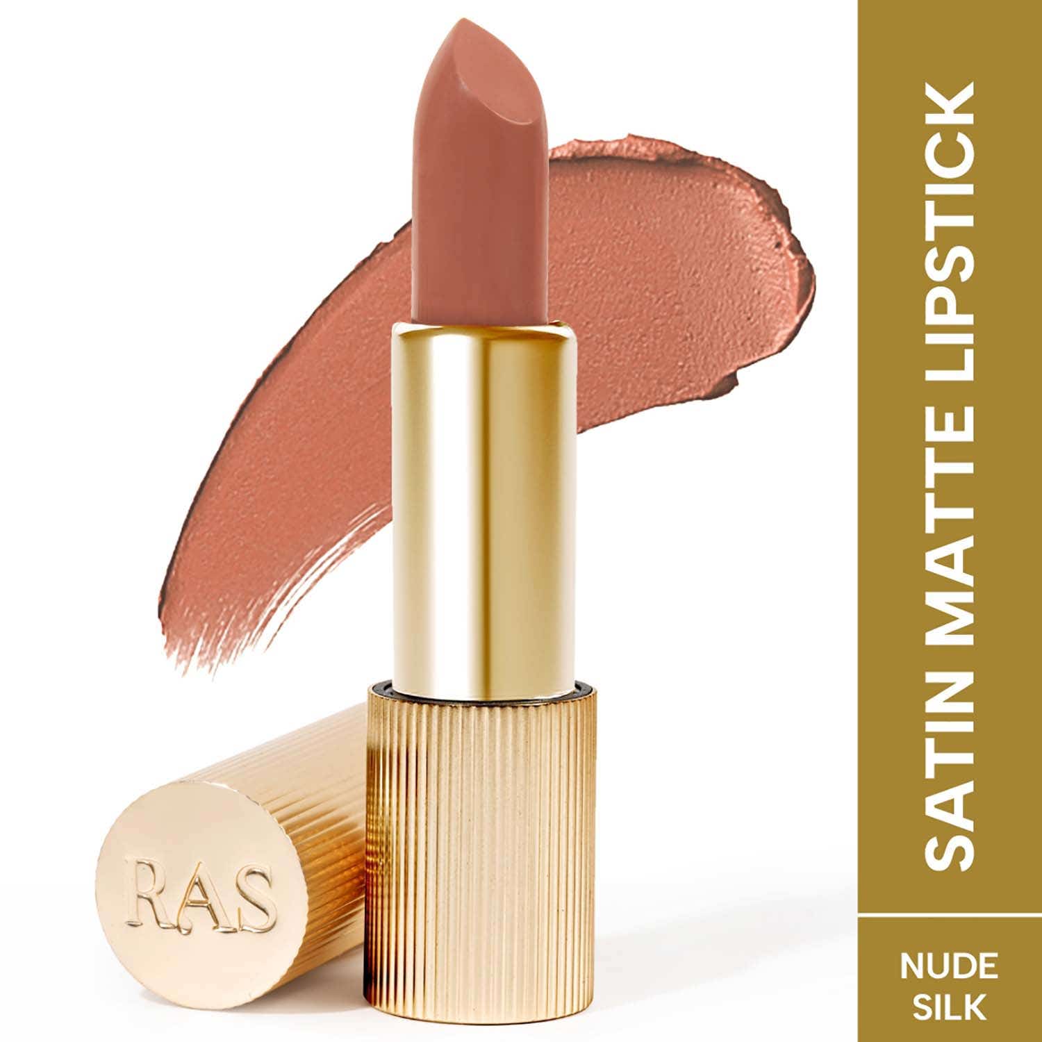 Ras Luxury Skincare Lumiere Satin Matte Lipstick - Nude Silk (4.2 g)