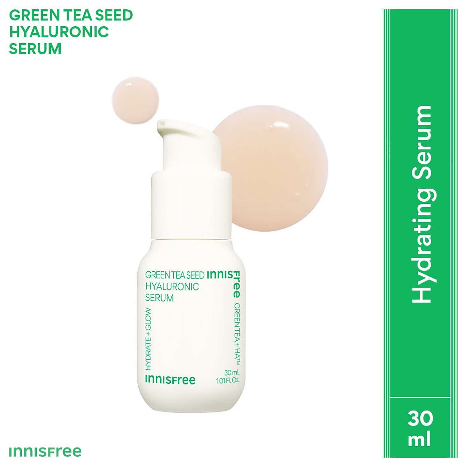 Innisfree Green Tea Seed Hyaluronic Serum (30ml)