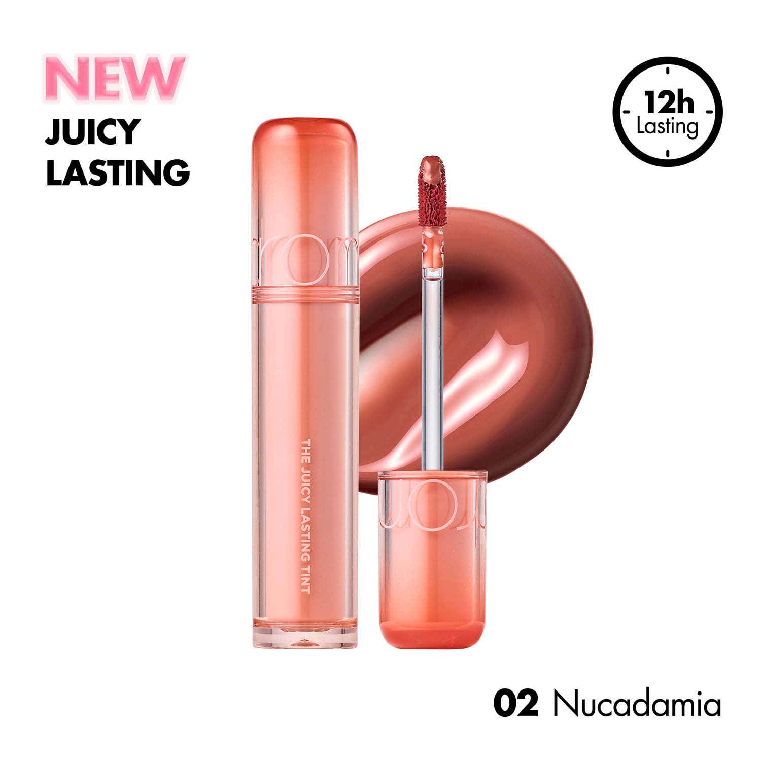Rom&nd The Juicy Lasting Tint - 02 Nucadamia (3.5 g)