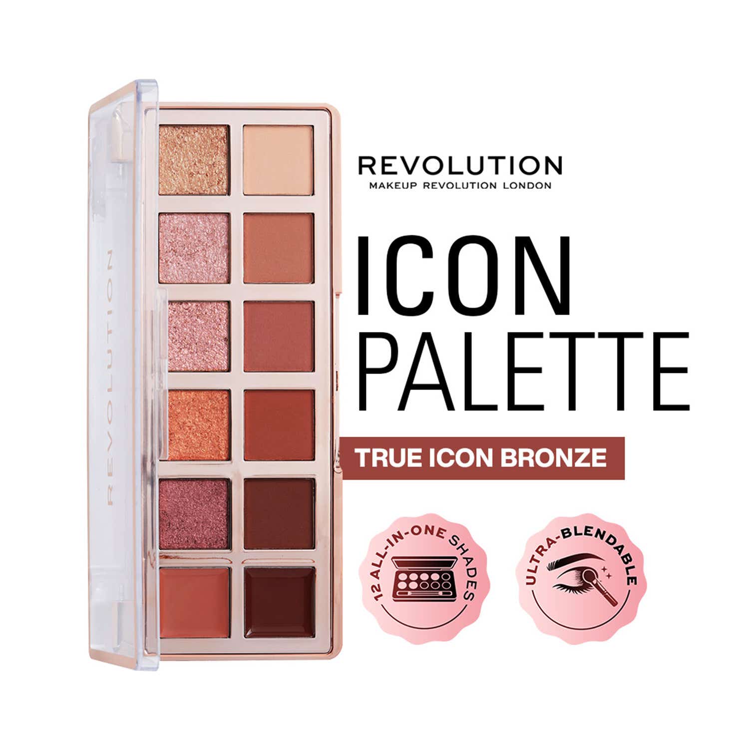 Makeup Revolution The Icon Palette - True Icon Bronze (8.4 g)