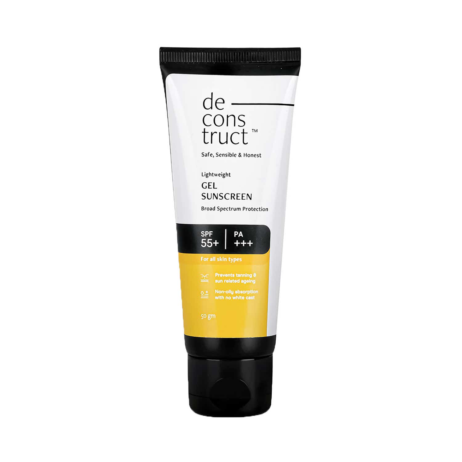 Deconstruct Lightweight Gel Sunscreen SPF 55+ (50g)